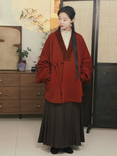 Load image into Gallery viewer, A&#39;Huang 阿凰 Jiaoling Early Ming Modernized Winter Jacket