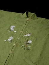 Load image into Gallery viewer, Ming Yun 明韵 Embroidered Liling Duijin Pipa Sleeve Cotton Ao Shirt