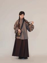 Load image into Gallery viewer, Gan Cao 甘草 Licorice Modernized Ming Dynasty Liling Top &amp; Easy-Wear Mamian Set